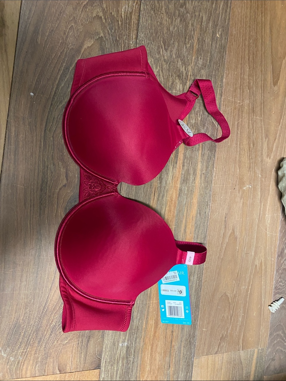 Vanity Fair Smooth Molded Underwire Bra - Crimson